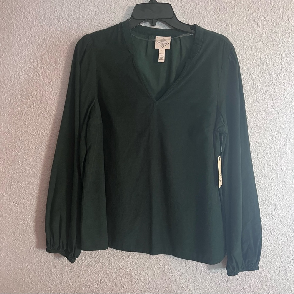 ST. JOHN’s BAY CORDUROY BLOUSE